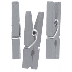 pinces a linge en bois argent 25 cm 50 pieces