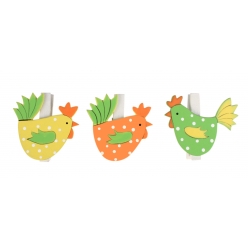 pinces en bois fantaisie tendresse 5 cm 10 pieces