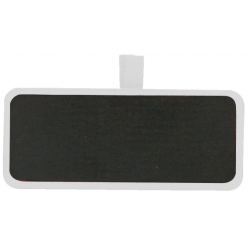 pinces ardoise rectangle blanc 5 x 2 cm 6 pieces