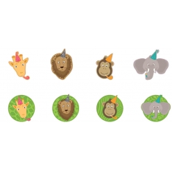 embellissement en bois animaux festifs 3 a 5 cm 8 pieces