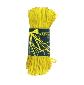 raphia naturel jaune 50 g