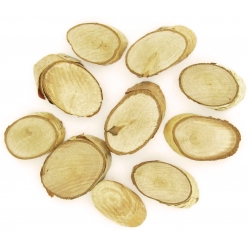 tranches de bois ovales 4 a 65 cm 10 pieces
