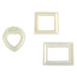 mini cadre en resine 4 a 55 cm 3 pieces