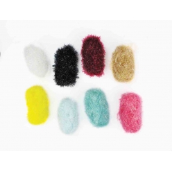 laine abrasive 8 pelotes et 2 crochets ideal pour eponge