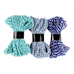 ficelle bicolore 10 m bleu clair bleu fonce menthe 3 pieces