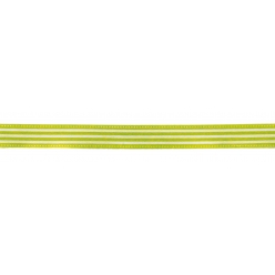 ruban en coton rayure vert 15 cm x 2 m