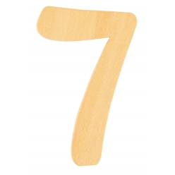 chiffre en bois 6 cm chiffre 7
