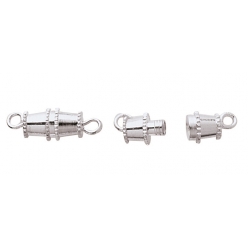 fermoir a vis 14 x 15 mm argente 10 pieces