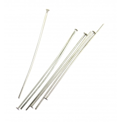 tige a tete a clou 55 mm argente 50 pieces