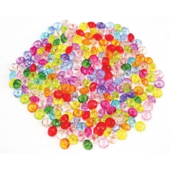 perles acryliques opaques toupies 08 cm 344 pieces