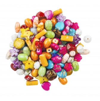 perles acryliques opaques assorties 07 a 17 cm 74 pieces