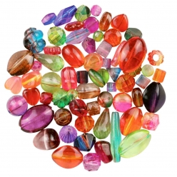 perles transparentes assorties 05 a 2 cm 114 pieces