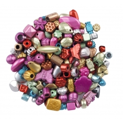 perles acryliques metallisees 05 x 03 cm 179 pieces