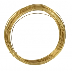 fil en metal bijoux a crocheter o04 mm x 10 m dore