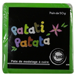 pate polymere a modeler patati patata vert clair 50 g