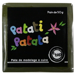 pate polymere a modeler patati patata vert fonce 50 g