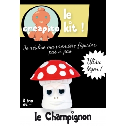 kit pate a modeler enfant creapito champignon