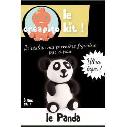 kit pate a modeler enfant creapito le panda