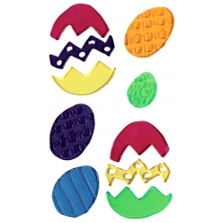 decoration de fenetre oeufs de paques 6 pieces