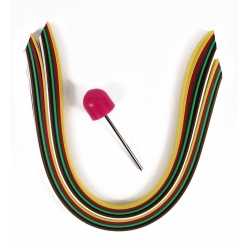 kit quiling  140 bandelettes 34x08 cm outil