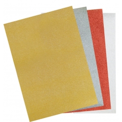 caoutchouc mousse glitter 30 x 20 cm x 6 feuilles