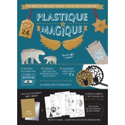 plastique magique 20 x 28 cm or et argent x2 pcs