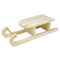 luge en bois 245x9x65cm