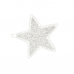 etoiles en crochet 8 cm x 4 pcs