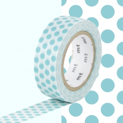 masking tape mt pois bleu lagon  dot soda