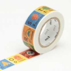 masking tape mt kids multicolore alphabet n  z