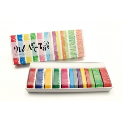 masking tape mt 15 mm tape art boite 10 rouleaux  palette craie pastel