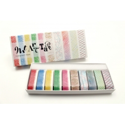 masking tape mt 15 mm tape art boite 10 rouleaux  palette crayon