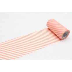 masking tape mt casa raye 100 mm rose saumon  salmon pink