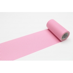 masking tape mt casa quadrillage 100 mm rose fond rose  berrymousse