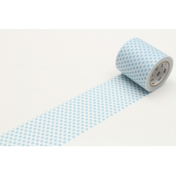 masking tape mt 50 mm casa pois bleu glacier  dot ice