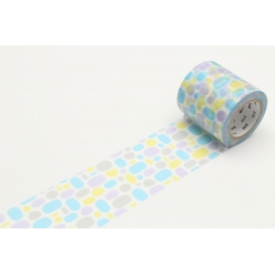 masking tape mt 50 mm casa paves ronds bleu  pool blue