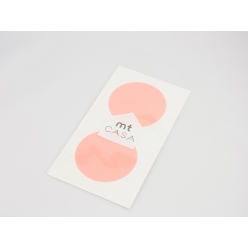 masking tape mt casa seal sticker rond en washi shocking red