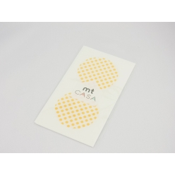 masking tape mt casa seal sticker rond en washi pois  dot apricot