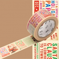 masking tape mt 20 mm noel journal de noel  christmas news