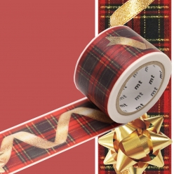 masking tape mt noel ruban cadeau  christmas ribbon  3cm