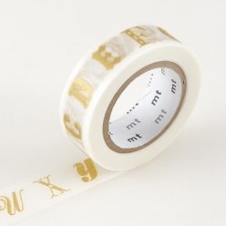 masking tape mt ex alphabet gold r