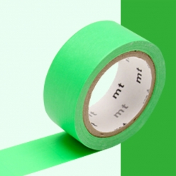 masking tape mt 15 mm extra  fluo luminescent vert  green