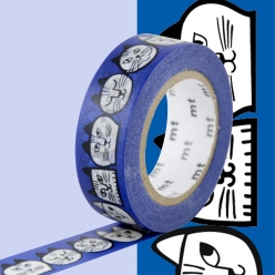 masking tape mt lisa tetes de chats  sketch face
