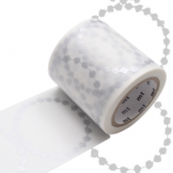 masking tape mt 48 mm mina tambourine grande argent  silver