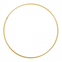 armature abat jour cercle o 25 cm or