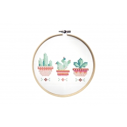 kit diamond painting cactus tambour a broder strass