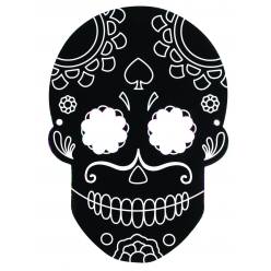 masques a gratter 235 x 165 cm elastiques et grattoir x 4pcs
