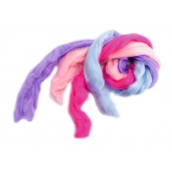 cheveux creatifs pour masques deguisement couleur licorne 12m x 20g