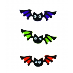 sticker chauve souris mousse noircouleurs 65 cm x 12 pcs
