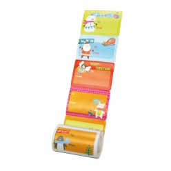 etiquettes cadeau de noel 65 x 45 cm x 72 pcs en rouleau de 30 m